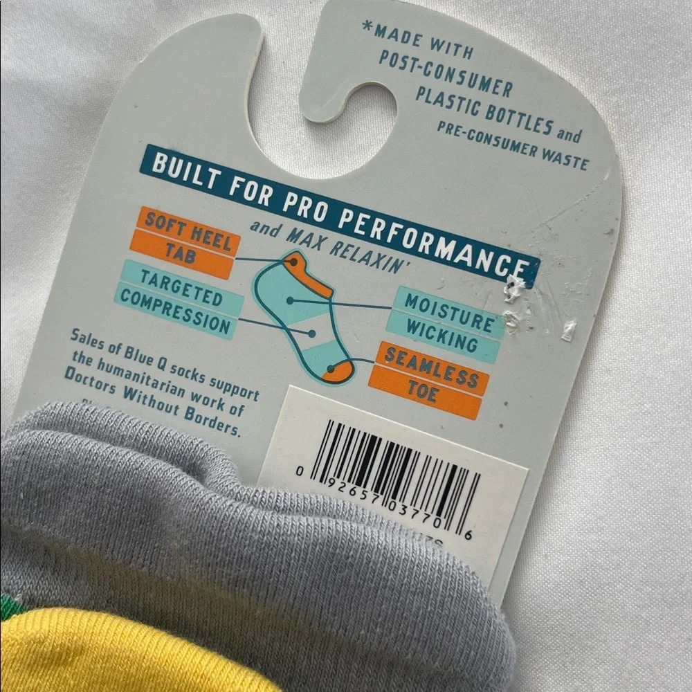 Womans Bold Green and Yellow Socks